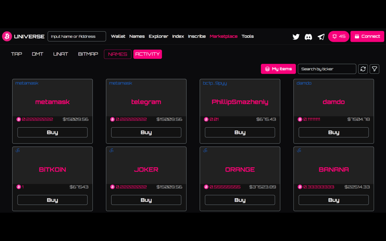 Universe Bitcoin Wallet chrome谷歌浏览器插件_扩展第1张截图