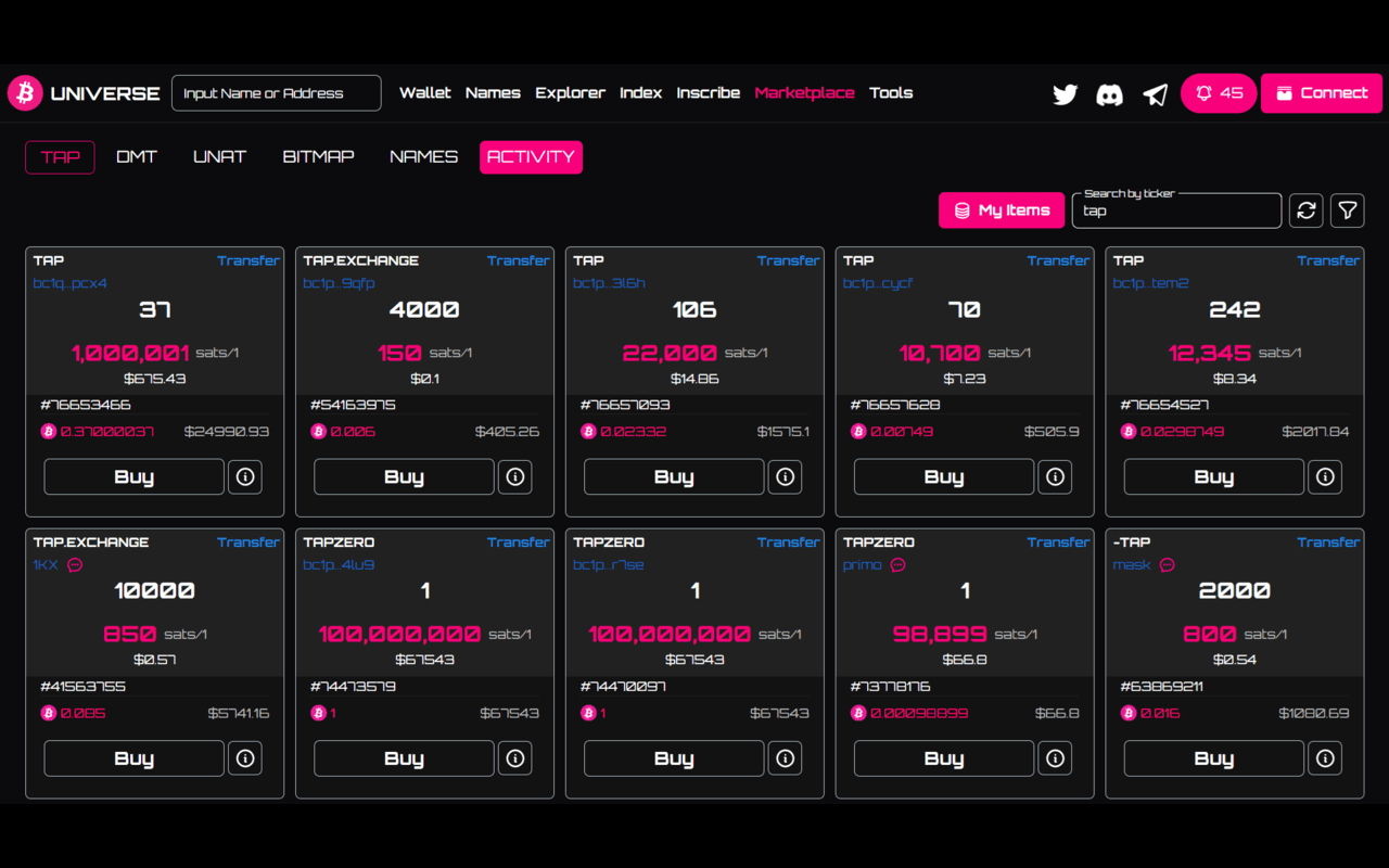 Universe Bitcoin Wallet chrome谷歌浏览器插件_扩展第2张截图