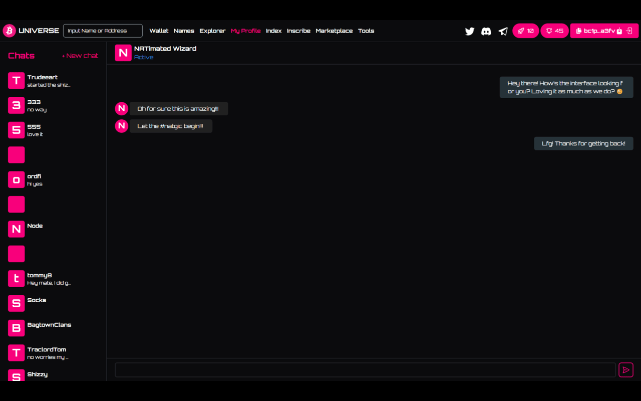 Universe Bitcoin Wallet chrome谷歌浏览器插件_扩展第3张截图