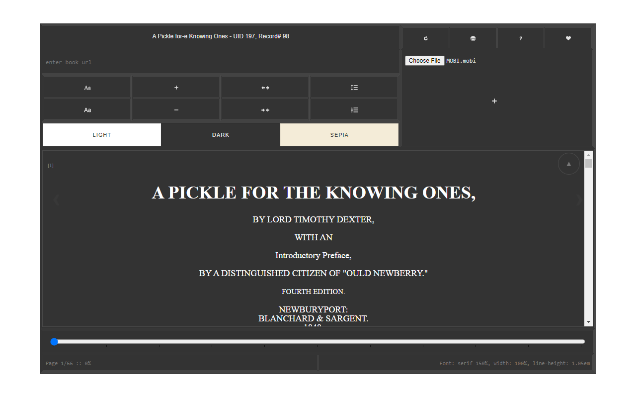 MOBI Reader chrome谷歌浏览器插件_扩展第3张截图