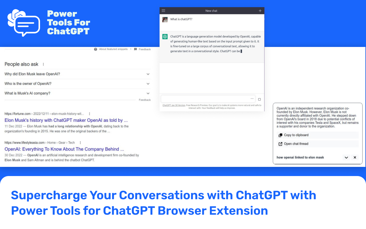 Power Tools for ChatGPT chrome谷歌浏览器插件_扩展第1张截图