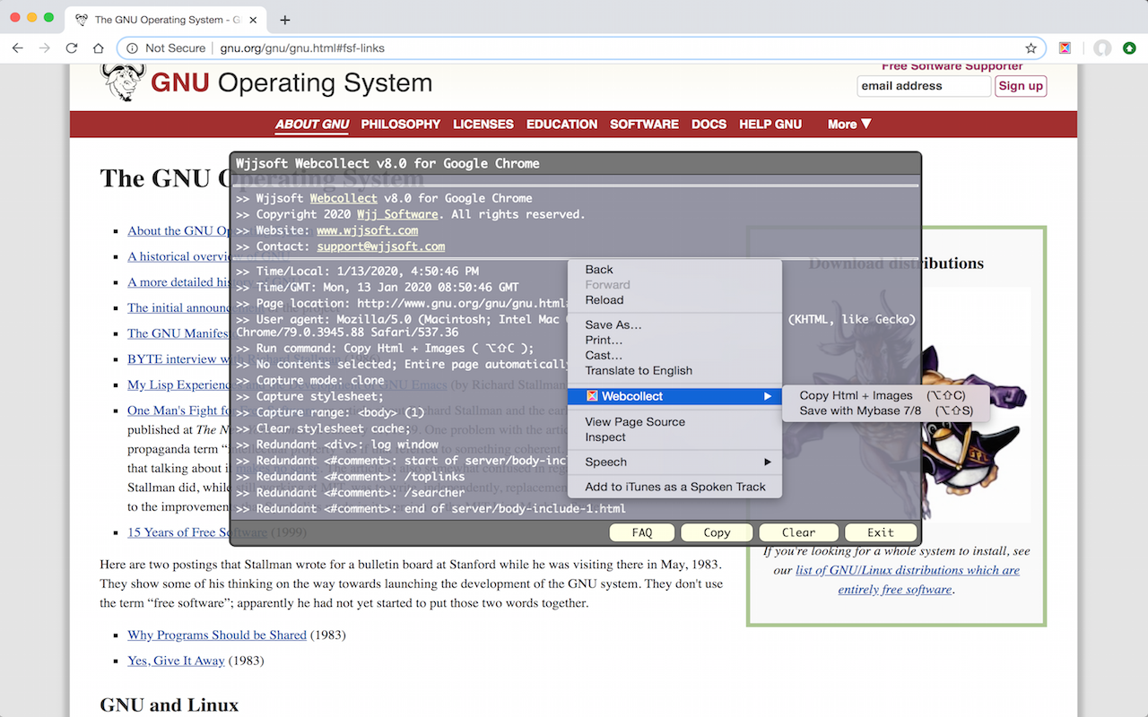 Webcollect chrome谷歌浏览器插件_扩展第2张截图