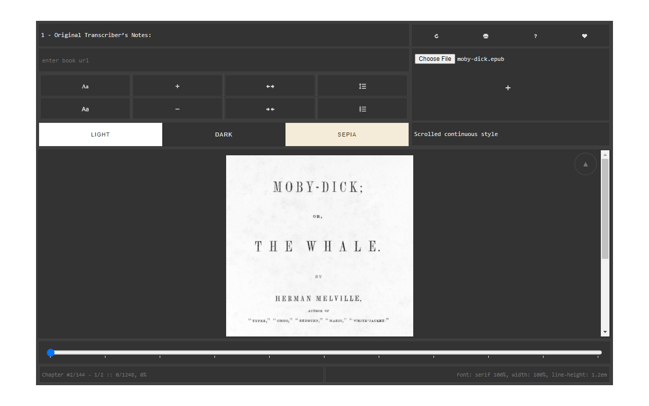ePub Reader chrome谷歌浏览器插件_扩展第5张截图