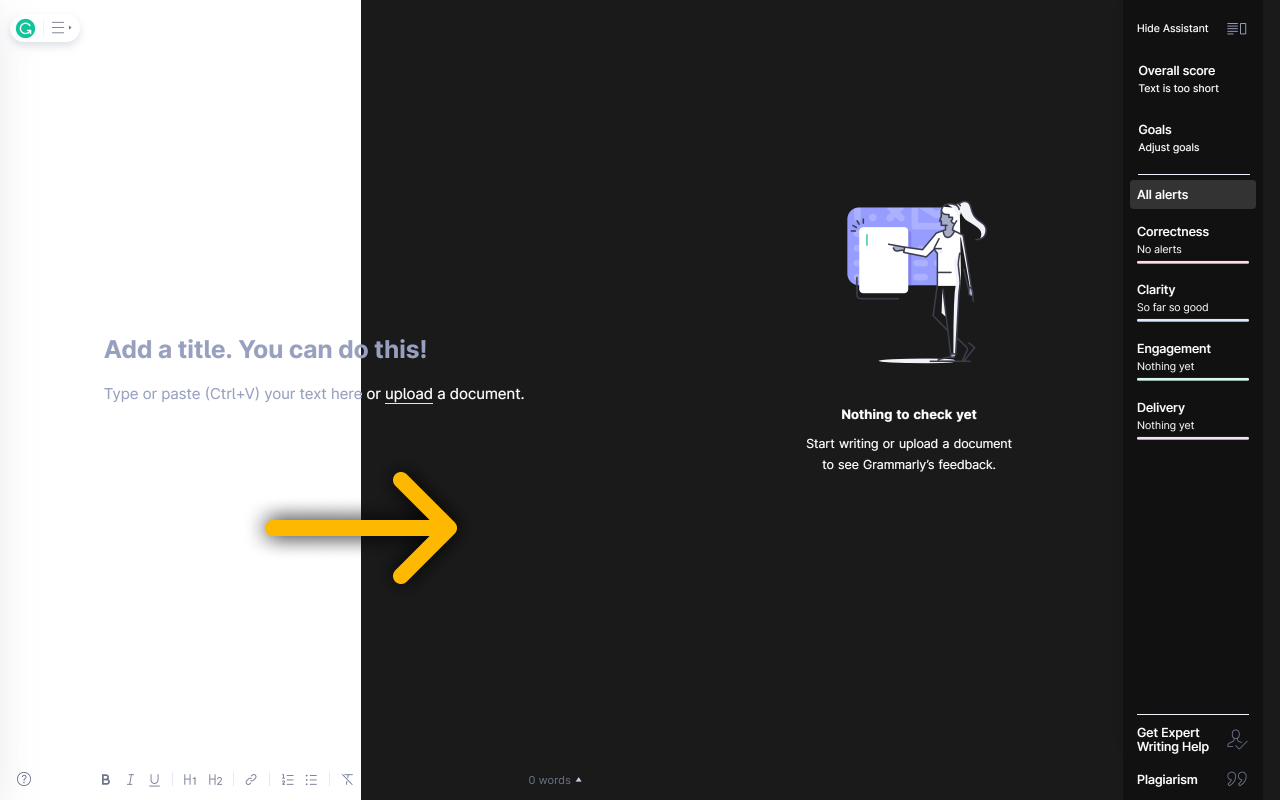 Grammarlyier - An Unofficial Grammarly Tool & Dark Mode chrome谷歌浏览器插件_扩展第1张截图