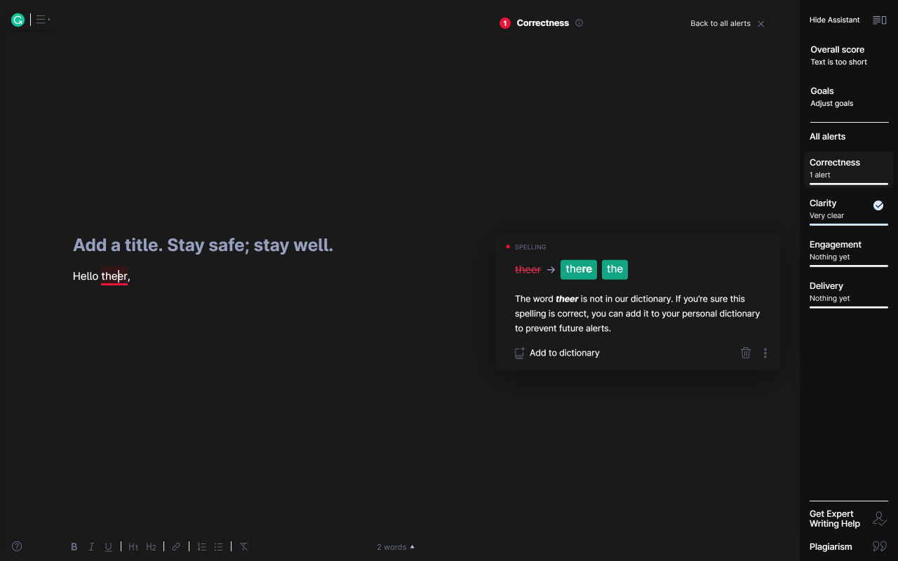 Grammarlyier - An Unofficial Grammarly Tool & Dark Mode chrome谷歌浏览器插件_扩展第2张截图