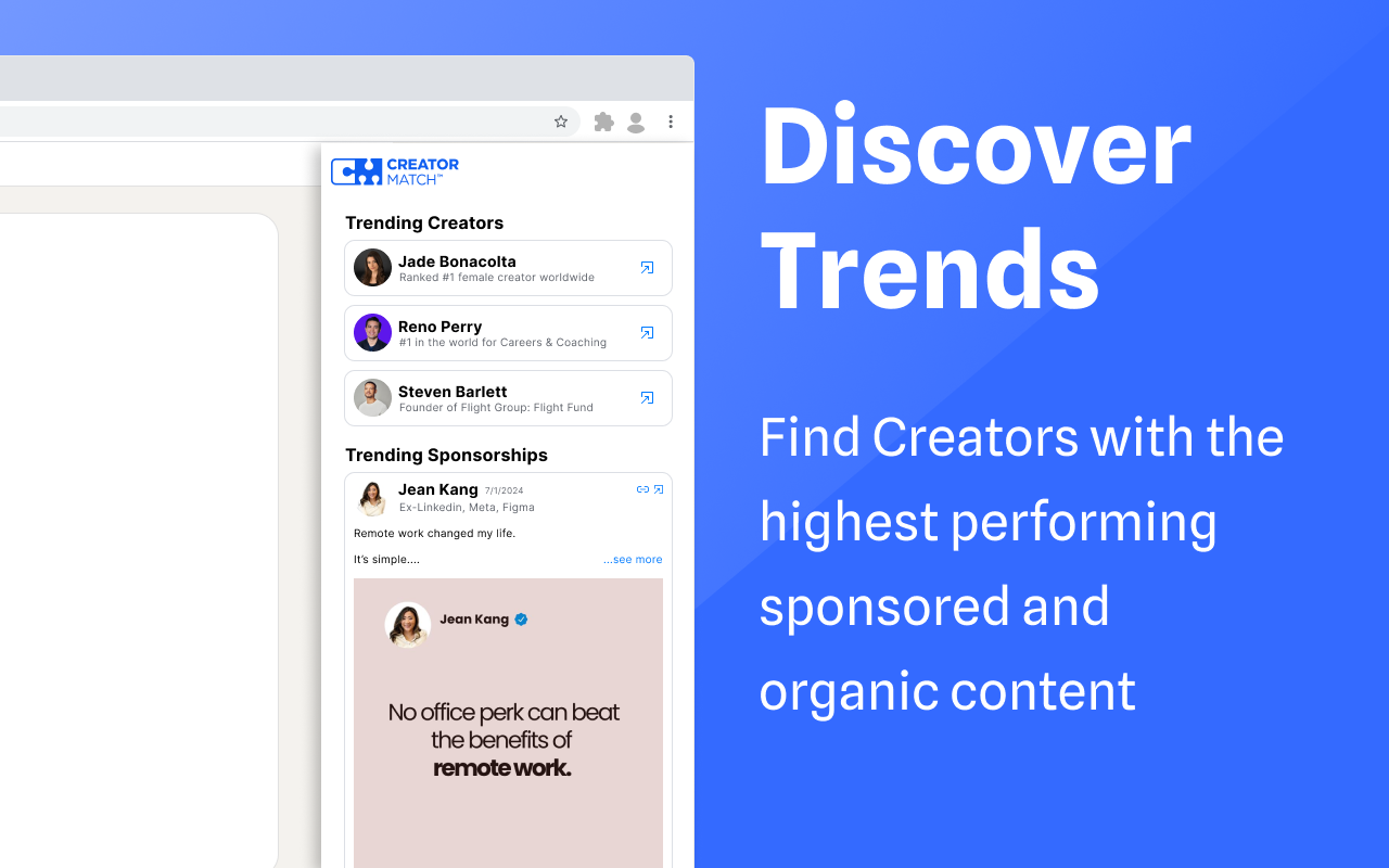 Creator Match: Grow & Monetize on LinkedIn chrome谷歌浏览器插件_扩展第4张截图