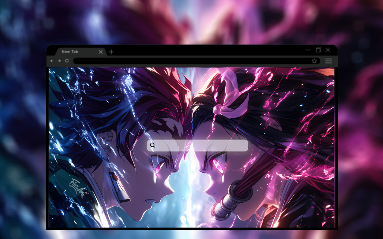 Tanjiro Kamado Demon Slayer Wallpaper New Tab chrome谷歌浏览器插件_扩展第1张截图