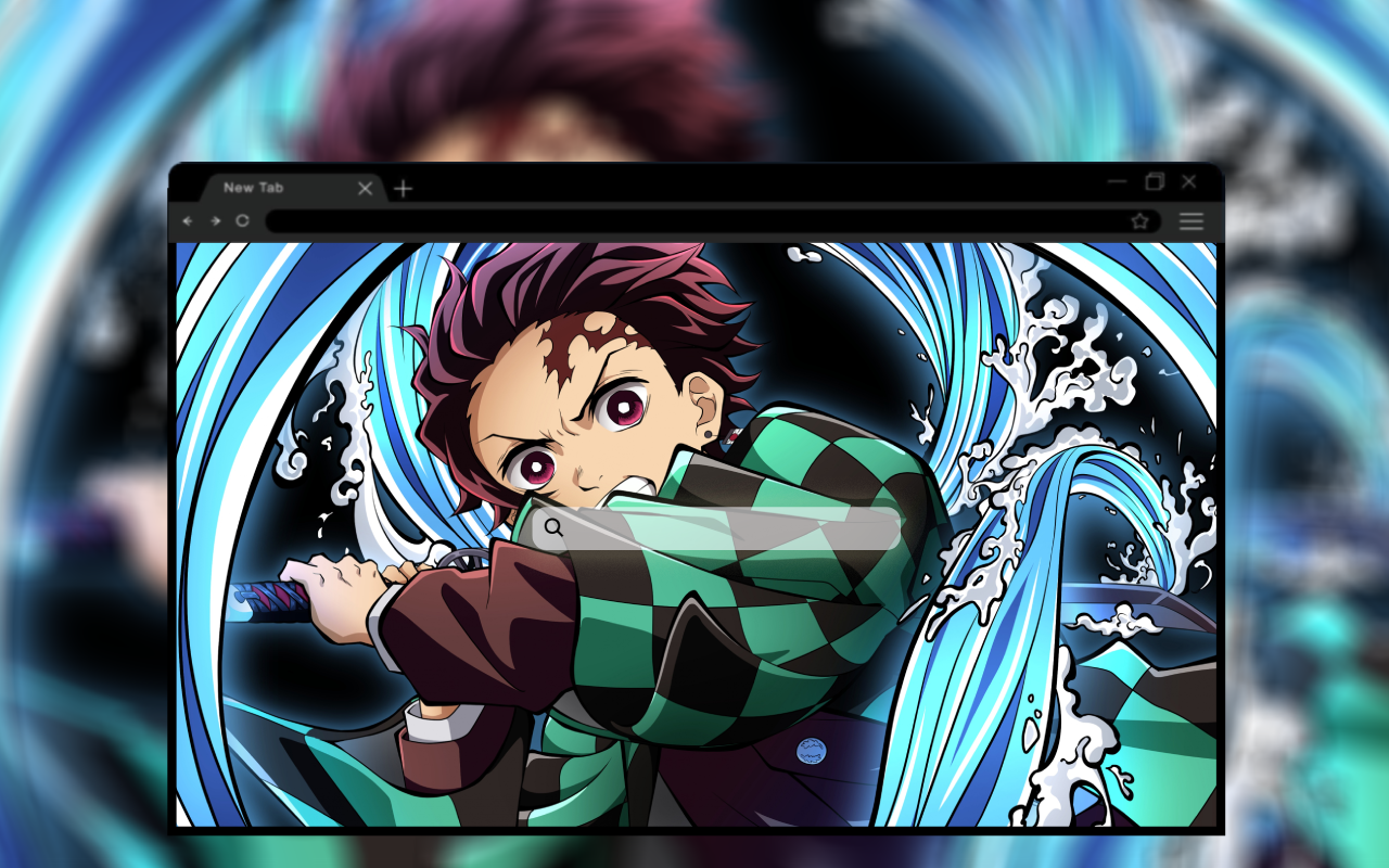 Tanjiro Kamado Demon Slayer Wallpaper New Tab chrome谷歌浏览器插件_扩展第2张截图