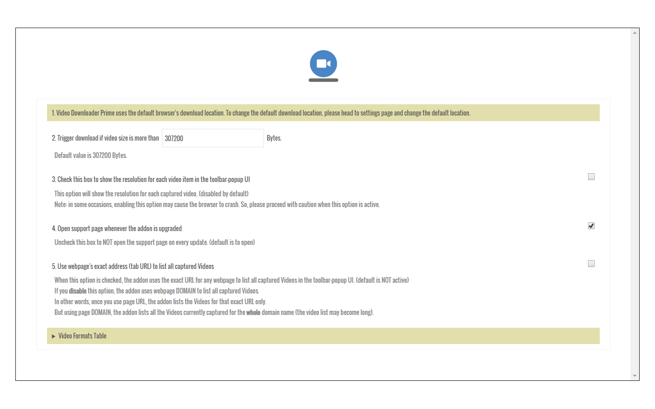 Video Downloader Prime chrome谷歌浏览器插件_扩展第2张截图