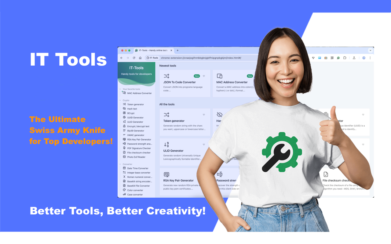 IT Tools chrome谷歌浏览器插件_扩展第4张截图