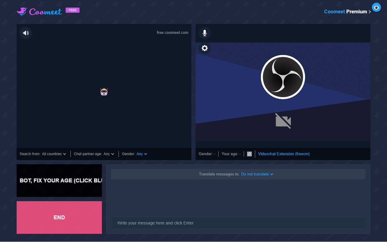 Videochat Extension FreeCM chrome谷歌浏览器插件_扩展第1张截图