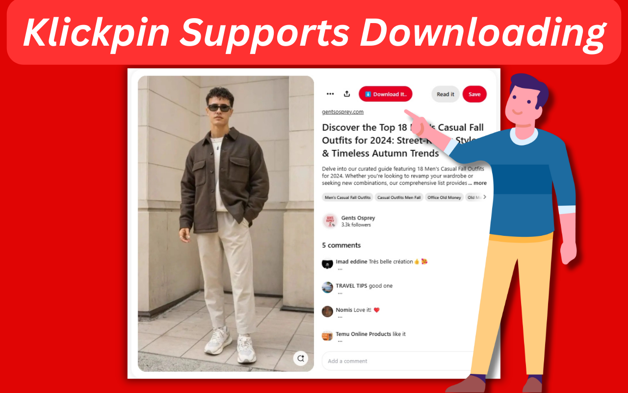 Pinterest Video Downloader - KlickPin chrome谷歌浏览器插件_扩展第3张截图