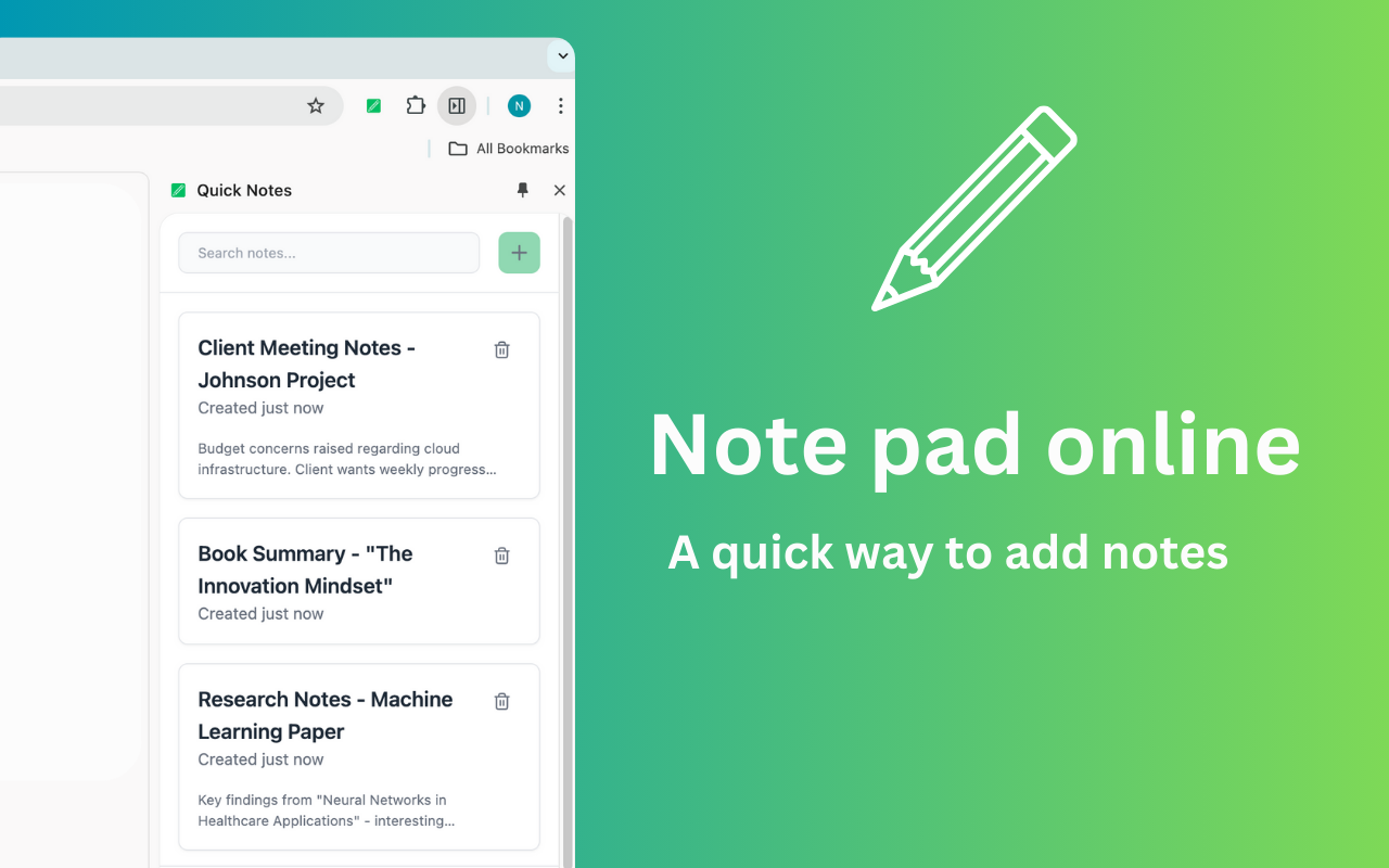 在线记事本 chrome谷歌浏览器插件_扩展第1张截图