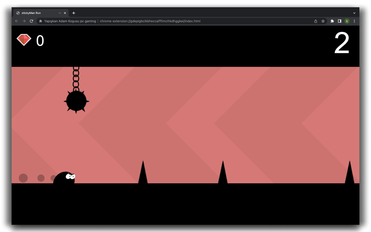Sticky Man Run - HTML5 Game chrome谷歌浏览器插件_扩展第3张截图