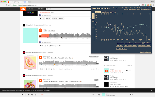 Ears: Bass Boost, EQ Any Audio! chrome谷歌浏览器插件_扩展第1张截图