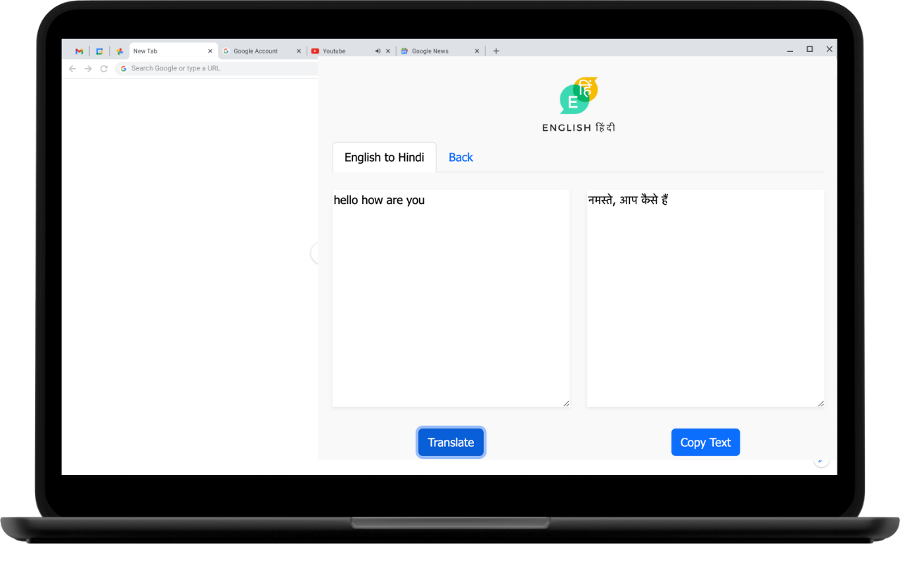 English to Hindi chrome谷歌浏览器插件_扩展第2张截图