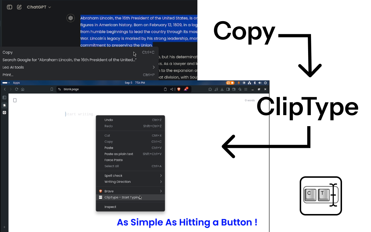 ClipType chrome谷歌浏览器插件_扩展第2张截图