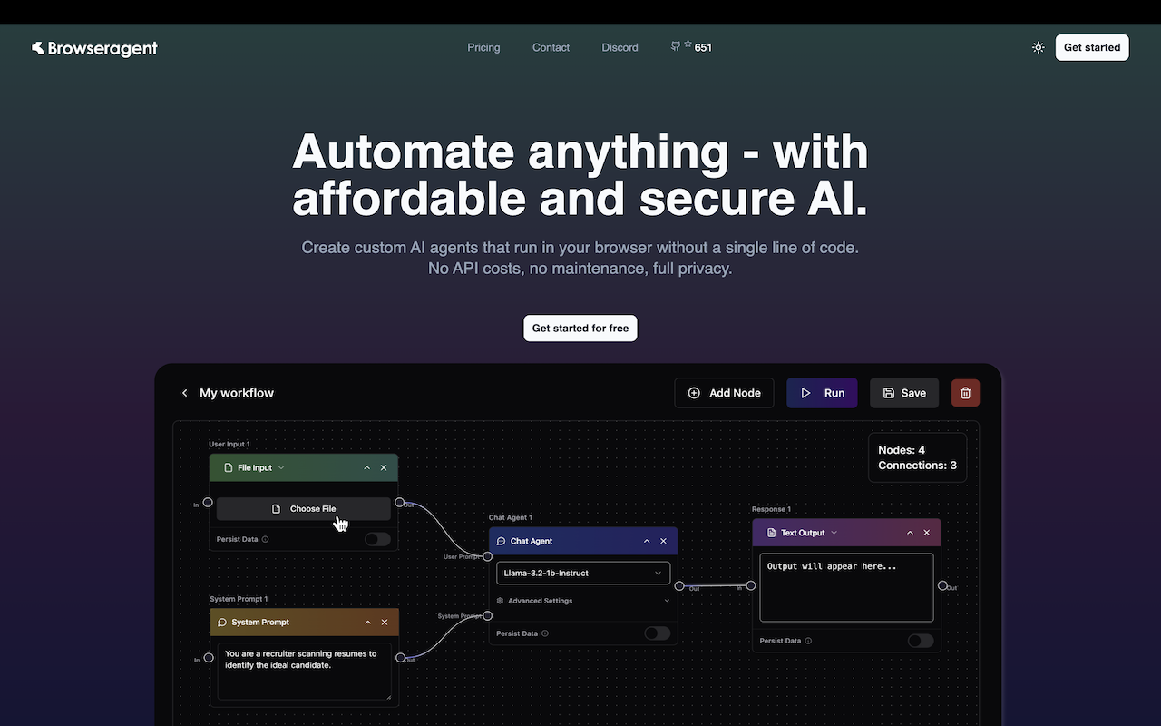 BrowserAgent - AI Agents in Browser chrome谷歌浏览器插件_扩展第3张截图