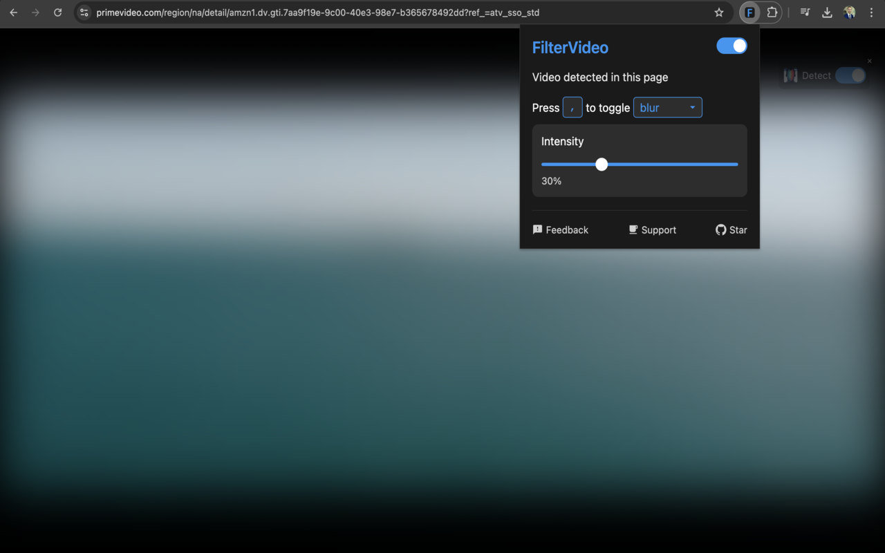 FilterVideo chrome谷歌浏览器插件_扩展第3张截图