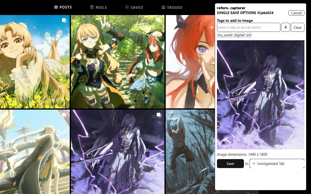 refern. capturer chrome谷歌浏览器插件_扩展第1张截图