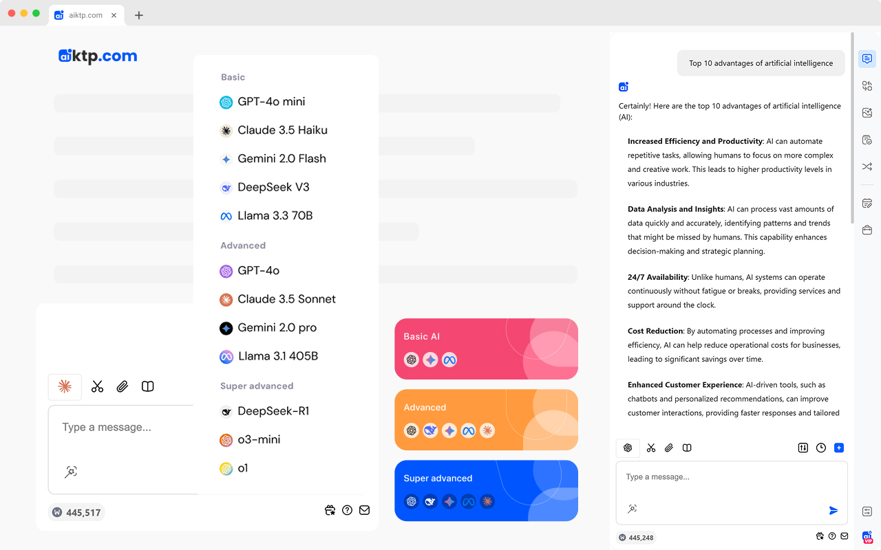 AIKTP: All-in-One AI chrome谷歌浏览器插件_扩展第4张截图