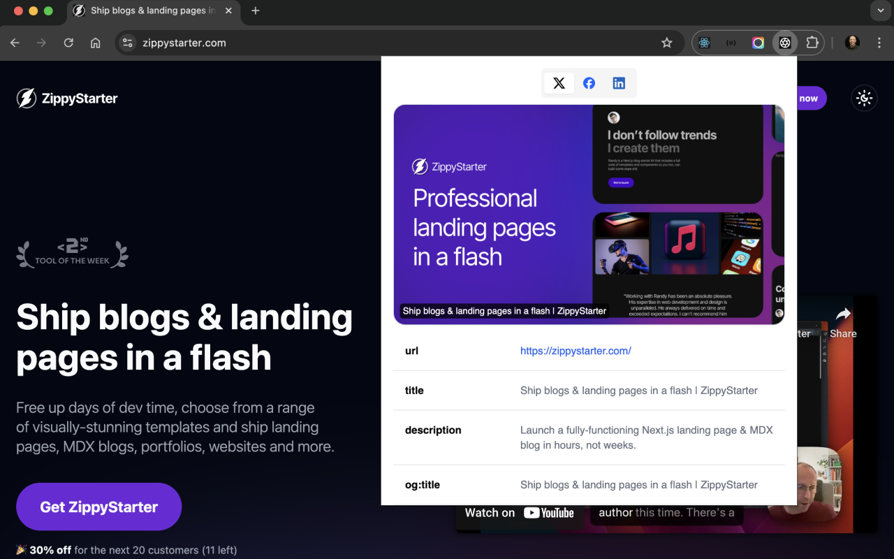 Open Graph debugger chrome谷歌浏览器插件_扩展第2张截图