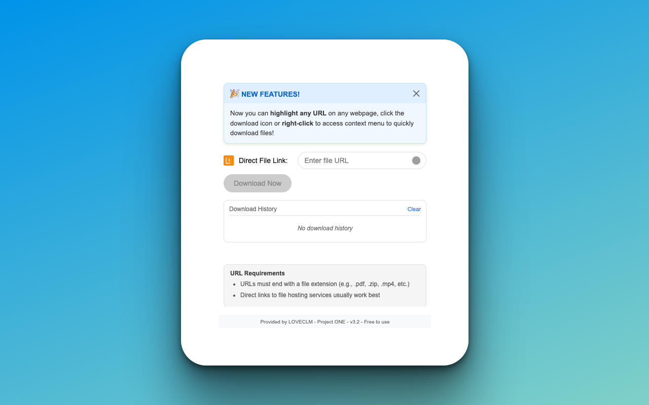 Direct File Link Downloader chrome谷歌浏览器插件_扩展第3张截图