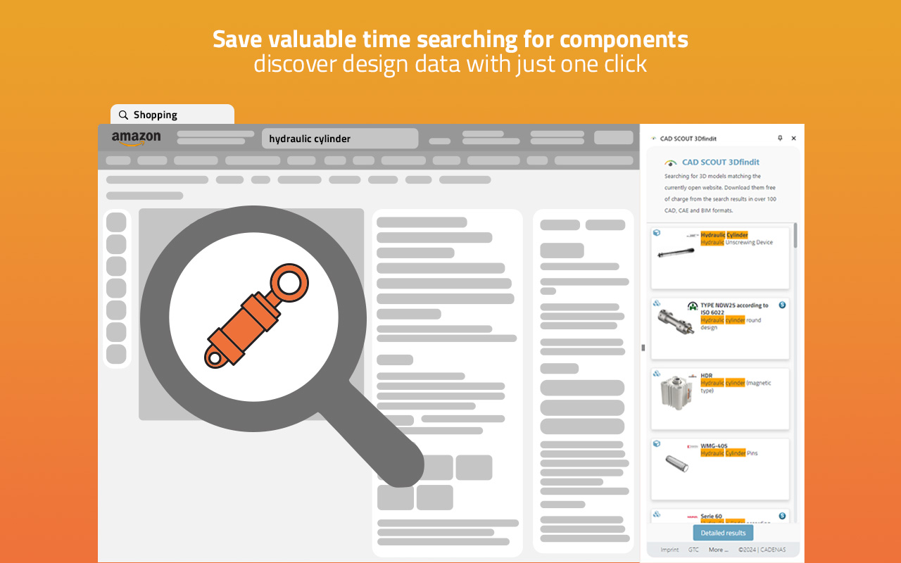 CAD SCOUT 3Dfindit chrome谷歌浏览器插件_扩展第1张截图