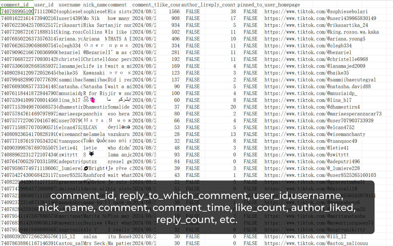 TikTok 评论导出工具 chrome谷歌浏览器插件_扩展第1张截图