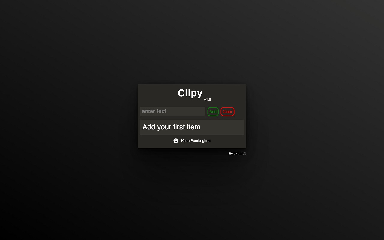 Clipy chrome谷歌浏览器插件_扩展第3张截图