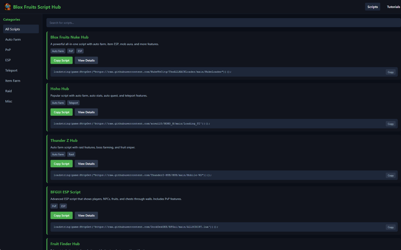 Blox Fruits Script - Copy Latest Scripts 2025 chrome谷歌浏览器插件_扩展第2张截图