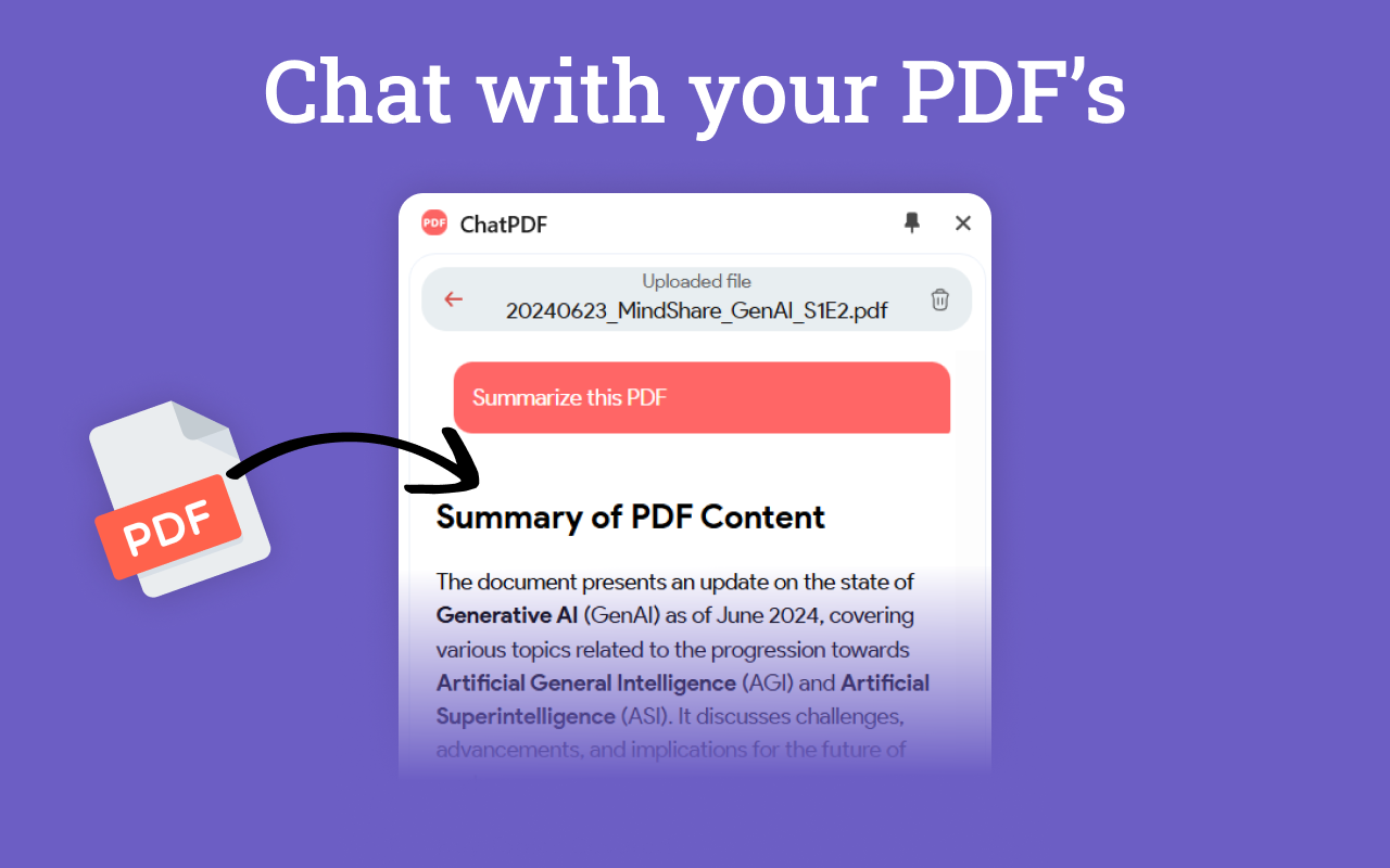 ChatPDF - ChatGPT for PDF chrome谷歌浏览器插件_扩展第2张截图