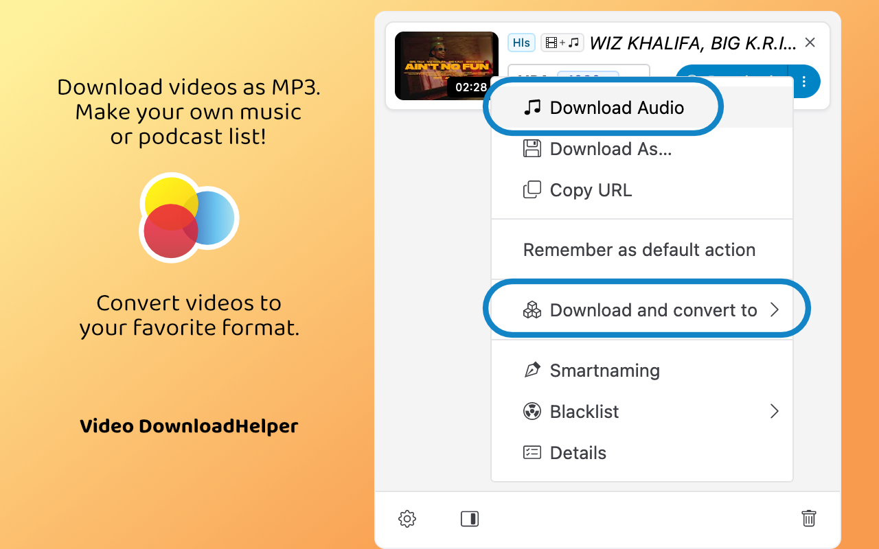 Video DownloadHelper chrome谷歌浏览器插件_扩展第1张截图