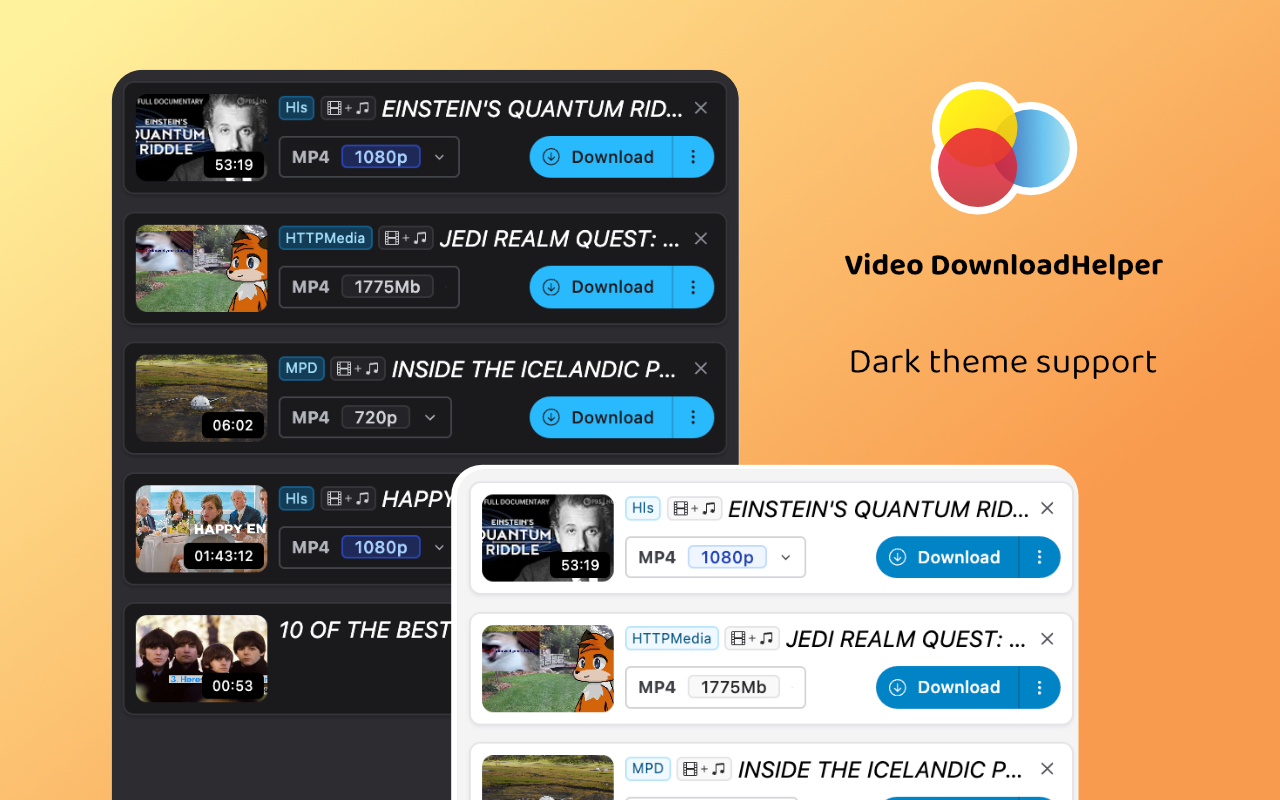 Video DownloadHelper chrome谷歌浏览器插件_扩展第4张截图
