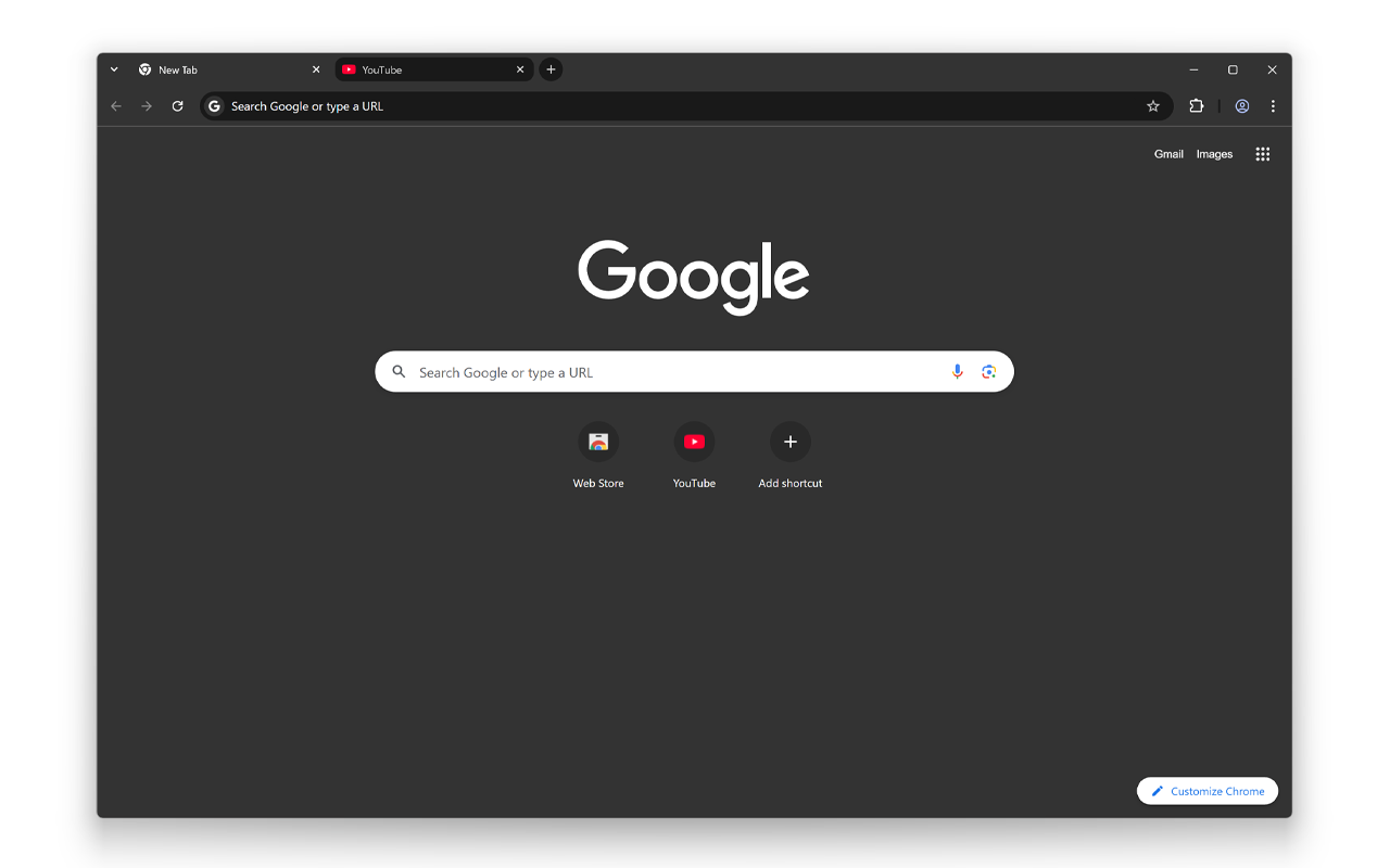 Google Chrome的黑暗主题 chrome谷歌浏览器插件_扩展第1张截图