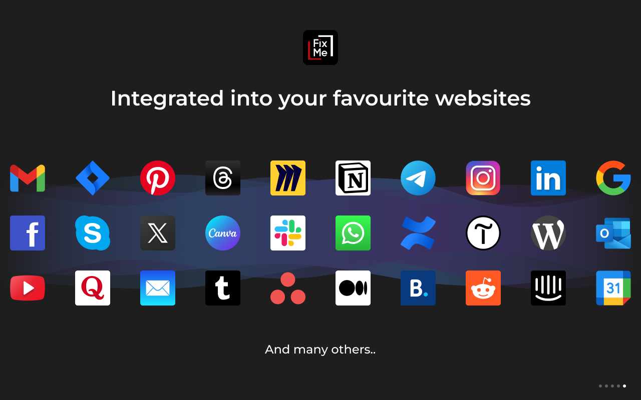 FixMeBot - AI Writing Assistant and Language Tool chrome谷歌浏览器插件_扩展第1张截图
