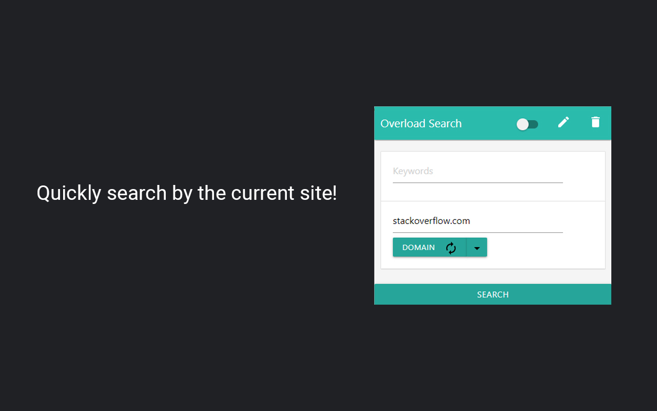 Overload Search - Advanced Google Search chrome谷歌浏览器插件_扩展第2张截图