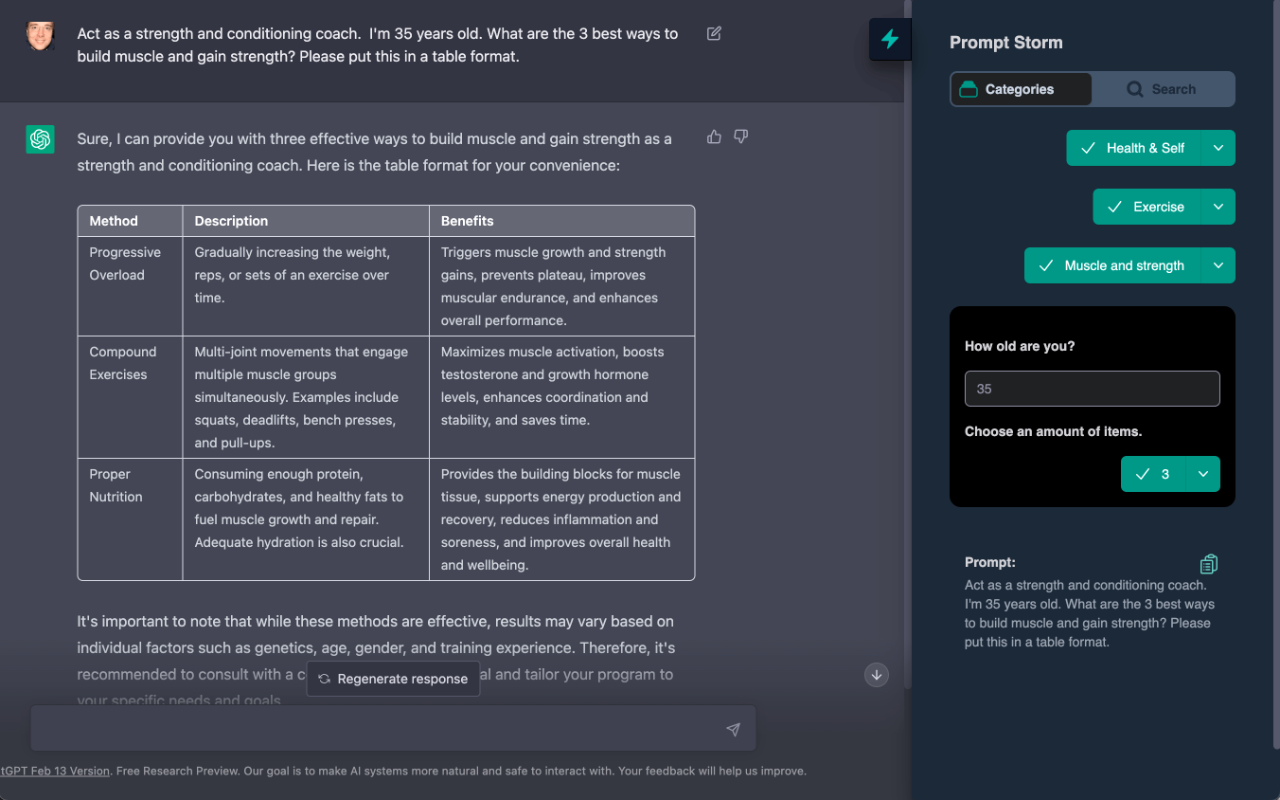 PromptStorm - ChatGPT, Gemini, Claude Prompts chrome谷歌浏览器插件_扩展第1张截图