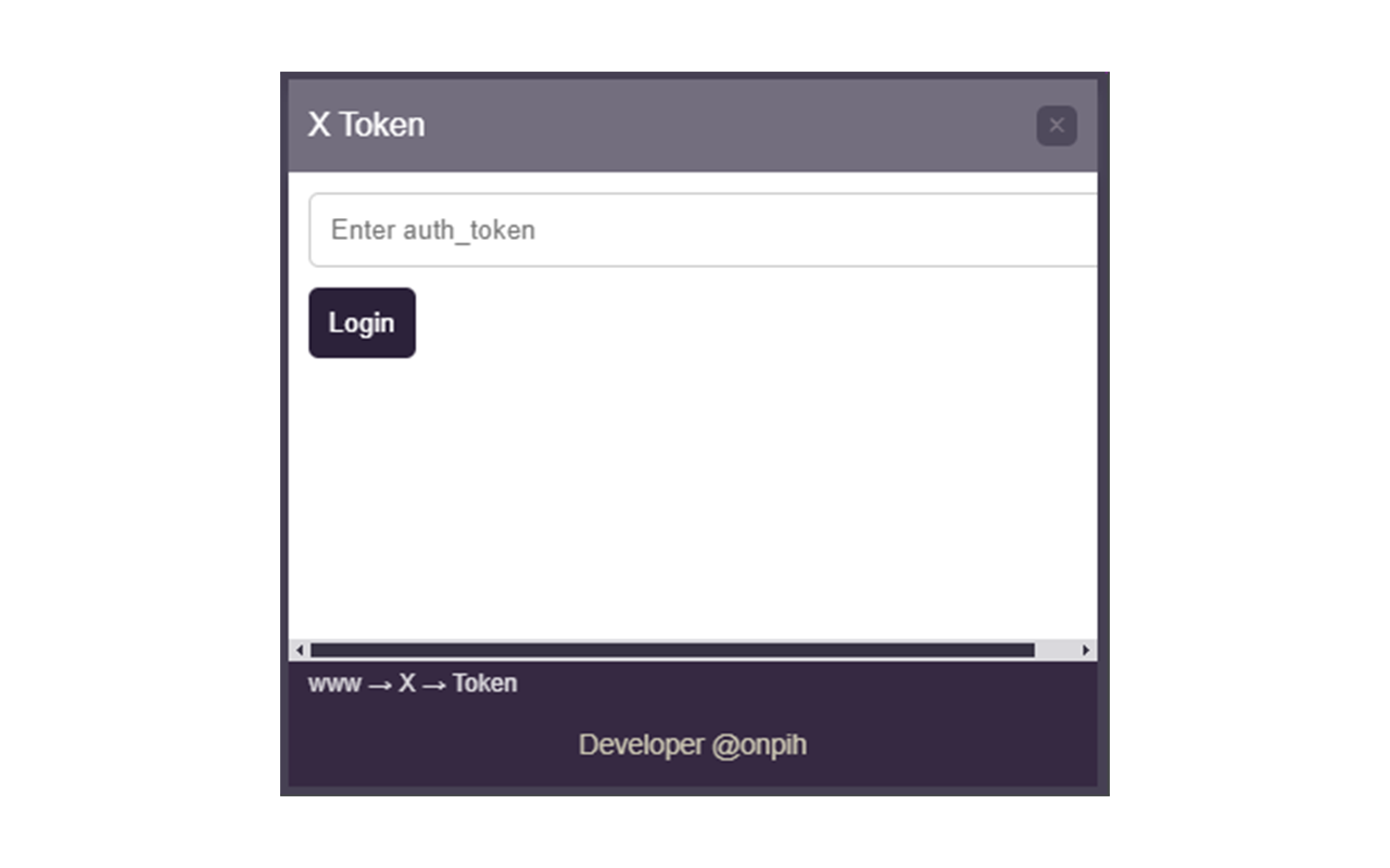 X Token Manager – auth_token for Twitter (X) chrome谷歌浏览器插件_扩展第1张截图