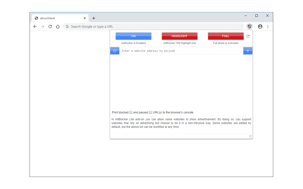 AdBlocker Lite chrome谷歌浏览器插件_扩展第1张截图