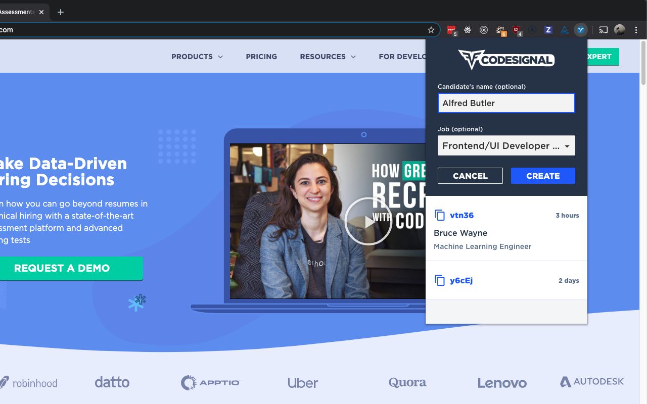 CodeSignal chrome谷歌浏览器插件_扩展第2张截图