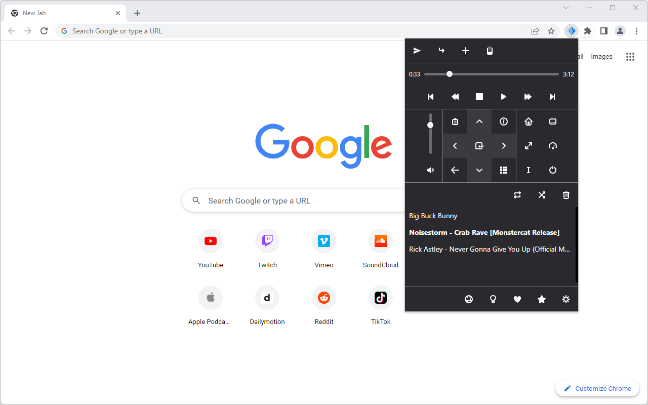 Cast Kodi chrome谷歌浏览器插件_扩展第2张截图