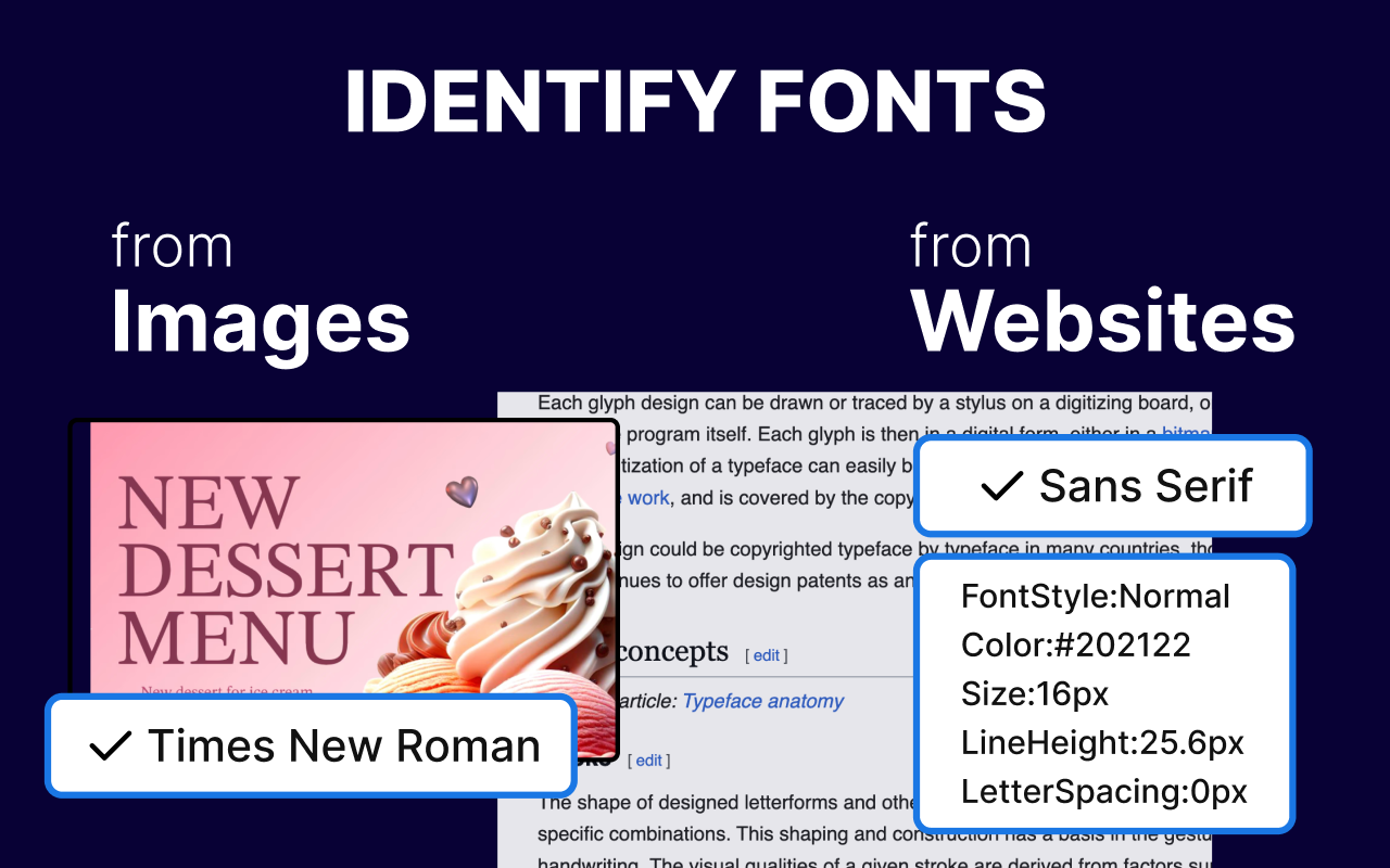 Font Expert: Identify Fonts from Images & Websites chrome谷歌浏览器插件_扩展第1张截图
