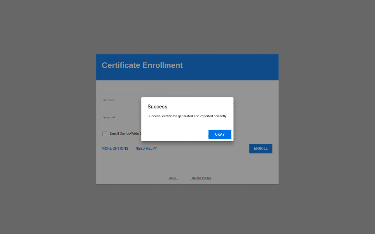 Certificate Enrollment for ChromeOS chrome谷歌浏览器插件_扩展第2张截图