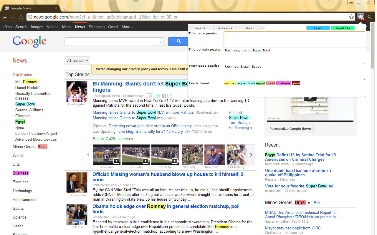 Pearls Extension chrome谷歌浏览器插件_扩展第1张截图