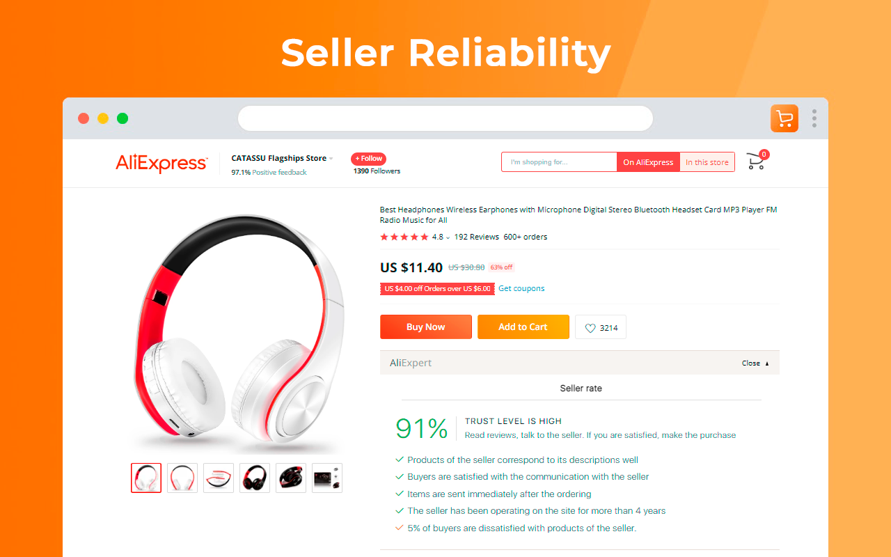 AliExpert：购物助手 chrome谷歌浏览器插件_扩展第2张截图