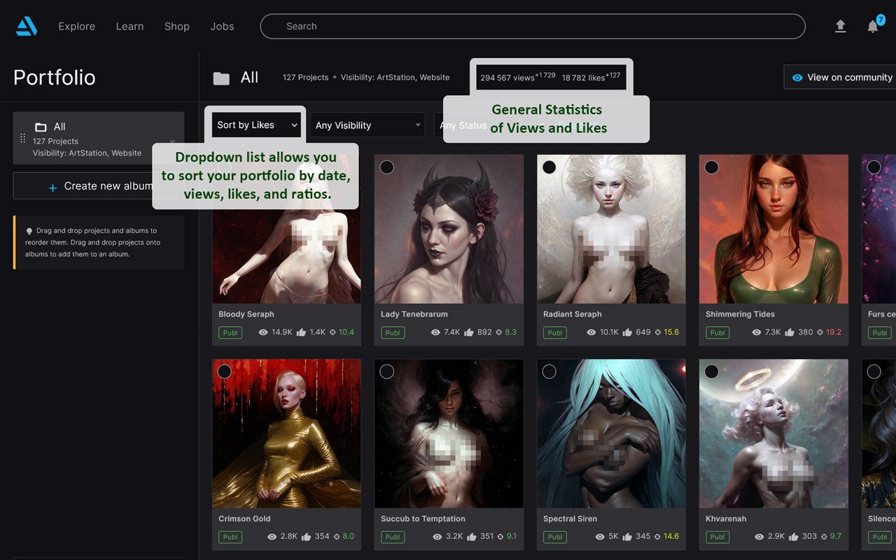 Artstation Plus chrome谷歌浏览器插件_扩展第2张截图