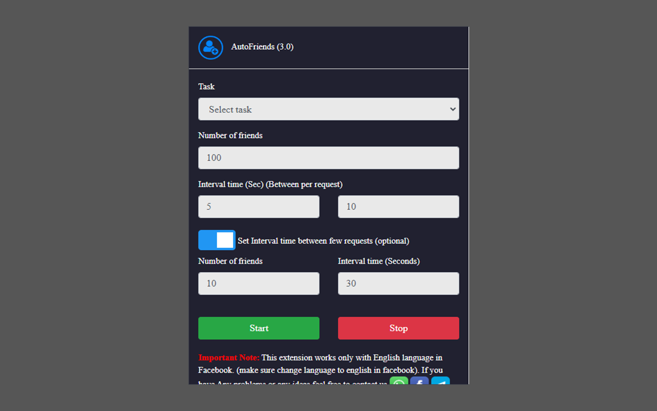 AutoFriends chrome谷歌浏览器插件_扩展第2张截图