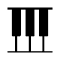 在线钢琴 LOGO 图标