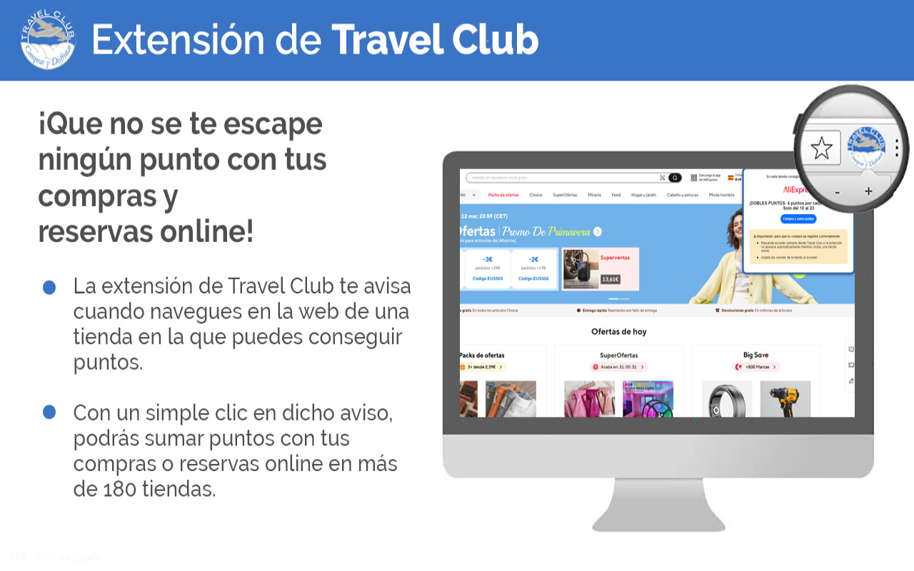 Compras online Travel Club chrome谷歌浏览器插件_扩展第1张截图